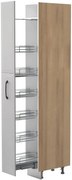 Висок подов шкаф Evora K23-30-1KZ-Walnut color