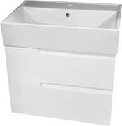 Долен шкаф с мивка "Виола" 60 cm бял