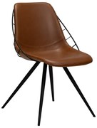 Стол за хранене от кафява изкуствена кожа Sway - DAN-FORM Denmark