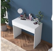 Работна маса RANI 90x76,8 см, бял цвят