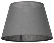 Абажур КАМЕЛОТ СИВ - конус, долно окачване, Е27