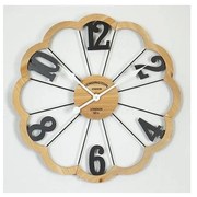 Стенен часовник 1xAA Ø 60 см бежов/черен