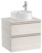 Конзолен шкаф за баня A851500434, с две чекмеджета за умивалник върху плот, 60.5х46х53.7см