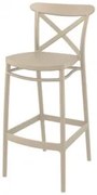San Valente - Бар стол Крос бежов