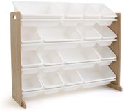 GINGER HOME Органайзер/етажерка 4 нива WOOD/WHITE