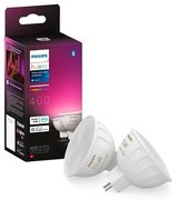 К-кт 2x LED RGBW Димируема крушка Philips Hue WACA GU5,3/MR16/6,3W/12V