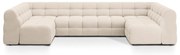 Бежов ъглов диван (U форма) Kendal – Micadoni
