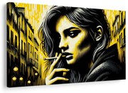 Картина на платно – Градски портрет на жена