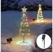 Aigostar - LED соларна коледна декорация LED/0,26W/3,7V 75см IP65 мултицвет