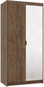 Гардероб Ester 2D1L двукрилен-Кафе