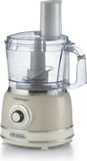 Кухненски робот Ariete Vintage 1781/03, 1000W, 2.1 литра, 2 скорости, Пулс функция, Неплъзгащи се крачета, Бежов