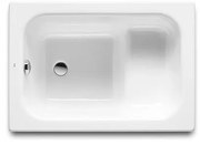 Правоъгълна седяща вана A213000001, Roca, чугун, 100х41х70см