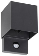 Kanlux 28994 - външен стенен LED осветител с датчик REKA LED/7W/230V IP54 антрацит