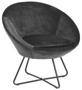 Фотьойл BERYL тъмно сив