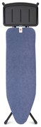 Маса за гладене Brabantia B 1003352, 124x38 см, 7 позиции за регулиране, Поставка за парогенератор, Син