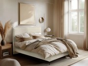 Тапицирано легло Puretta-Екрю-140 x 200