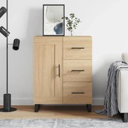 830287 vidaXL Сайдборд, дъб сонома, 69,5x34x90 см, инженерно дърво