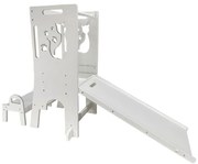 2Kids Toys - Обучителна помощна кула Коте с пързалка и дъска за писане