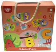 Tooky Toy - Аз уча английските букви - дървен образователен комплект