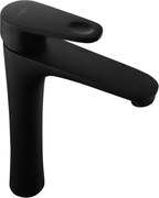 Mexen Kama висок черен смесител за мивка - 72510-70