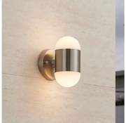 Eglo 75392 - LED външна стенна лампа MEROLA 2xLED/3,7W/230V IP44 матов хром