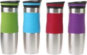 Термочаша zilner zl 4312, 480 мл, двойни стени, силиконова обвивка, неръждаема стомана, различни цветове