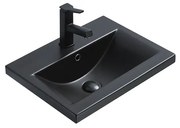 Mexen Emma вградена мивка в плот 51 x 39 см, черен мат - 25055185
