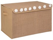 Кутия за съхранение на играчки atmosphera Teddy, 36х36х57 cm - Кафяв