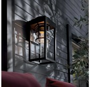 Kichler KL-HONE-S-BKT - Външно стенно осветително тяло HONE S 1xE27/60W/230V IP44