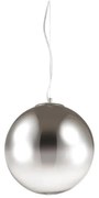 Ideal Lux - Пендел MAPA 1xE27/42W/230V Ø 40 см сив/опушен