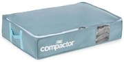 Вакуумна пластмасова кутия за съхранение под леглото 65x45x15,5 cm Blue Edition – Compactor