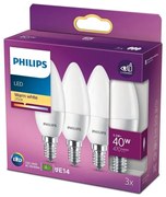 К-кт 3бр. LED крушки Philips B35 E14/5,5W/230V 2700K