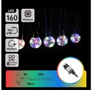 Aigostar - LED RGBY външна декоративна гирлянда 160xLED/3,6W/230V 10m IP44