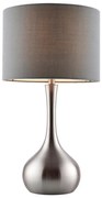 Endon 61192 - Регулируема настолна лампа PICCADILLY 1xE14/40W/230V мат хром/сиво