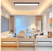 Brilagi - LED осветително тяло за баня FRAME LED/50W/230V 3000/4000/6000K IP44 черно