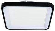 Brilagi - LED димируем плафон FALCON SLIM LED/50W/230V 50x50 cm черен + дистанционно управление