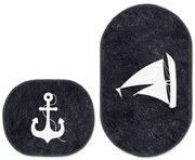 Сини килими за баня в комплект 2 бр. 60x100 cm – Mila Home