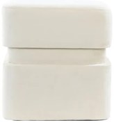 Кремава кадифена табуретка Piazza – Light &amp; Living