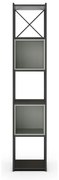 Зелено-черна библиотека 36x179 cm Anya – Marckeric