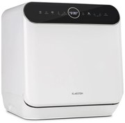 Klarstein Oceana, съдомиялна машина, свободностояща, без монтаж, 860 W, енергиен клас F, бяла