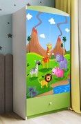 Гардероб Babydreams Cartoon-Prasino-Safari