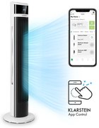 Klarstein Icetower Smart, свободно стоящ вентилатор, 45 вата, управление през апликация