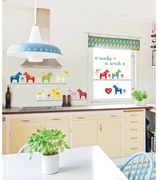 Стикер Fanastick Малки цветни коне - Ambiance