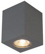 Дизайнерски повърхностно монтиран прожектор антрацит GU10 50mm - Quba 2