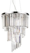 Ideal Lux - Кристален пендел CARLTON 12xE14/40W/230V хром