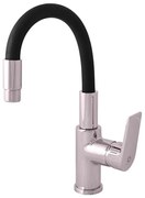 RAV Slezák CO119.0/15 - Смесител за кухненска мивка COLORADO 25 см черен/лъскав хром