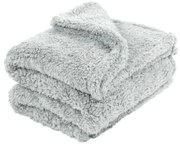 Сиво плюшено одеяло , 130 x 170 cm Teddy - Tiseco Home Studio
