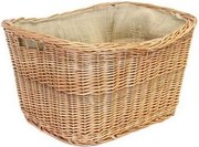 Плетена кошница за дърва с дръжки 32x49,5 см