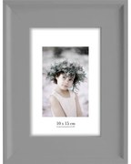 Сива рамка за стена , 17 x 22 cm Malaga - Styler