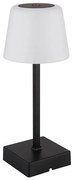 Globo 28061S - LED настолна лампа XAYDEN LED/2W/5V 800 mAh, черна, с док.